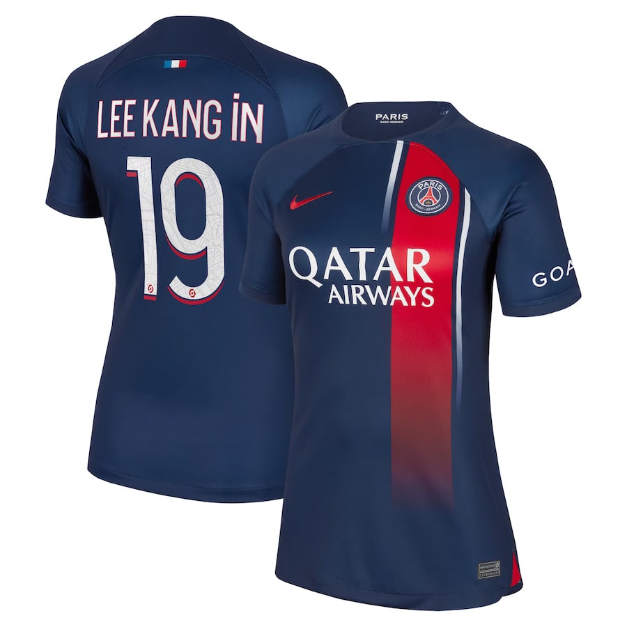 Maillot PSG 2023 2024 Domicile Femme Lee Kang In (1)