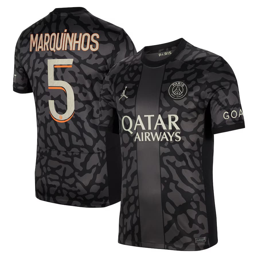 MAILLOT PSG THIRD 2023 2024 MARQUINHOS (1)