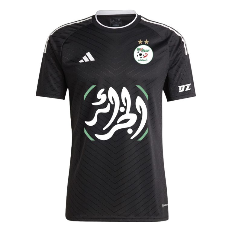 Algeria Palestine 2023 Jersey Black Shiny (1)