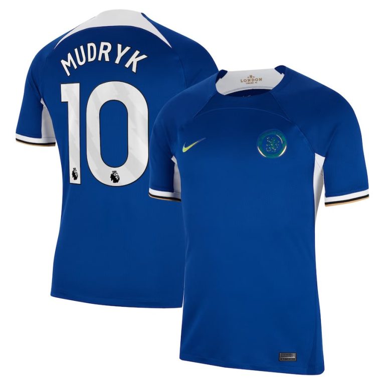 Chelsea Home Shirt 2023 2024 Mudryk (1)