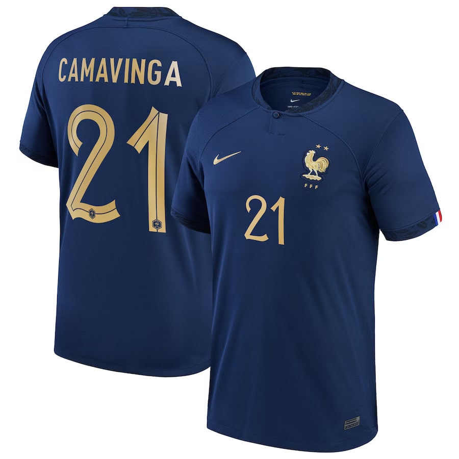 Maillot Equipe de France Domicile 2023 2024 Camavinga (1)