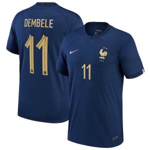 France Home Team Jersey 2023 2024 Dembele (1)