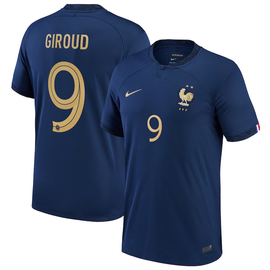 MAILLOT KIT ENFANT EQUIPE DE FRANCE EXTERIEUR 2023 2024 GIROUD