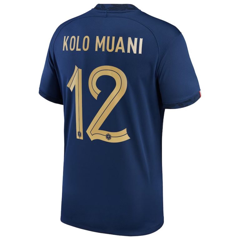 Maillot Equipe de France Domicile 2023 2024 Kolo Muani (3)