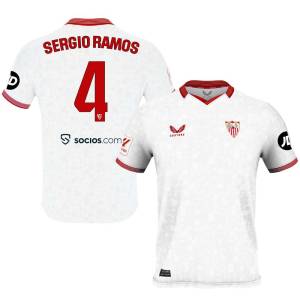 Maillot FC Seville Domicile 2023 2024 Sergio Ramos (1)