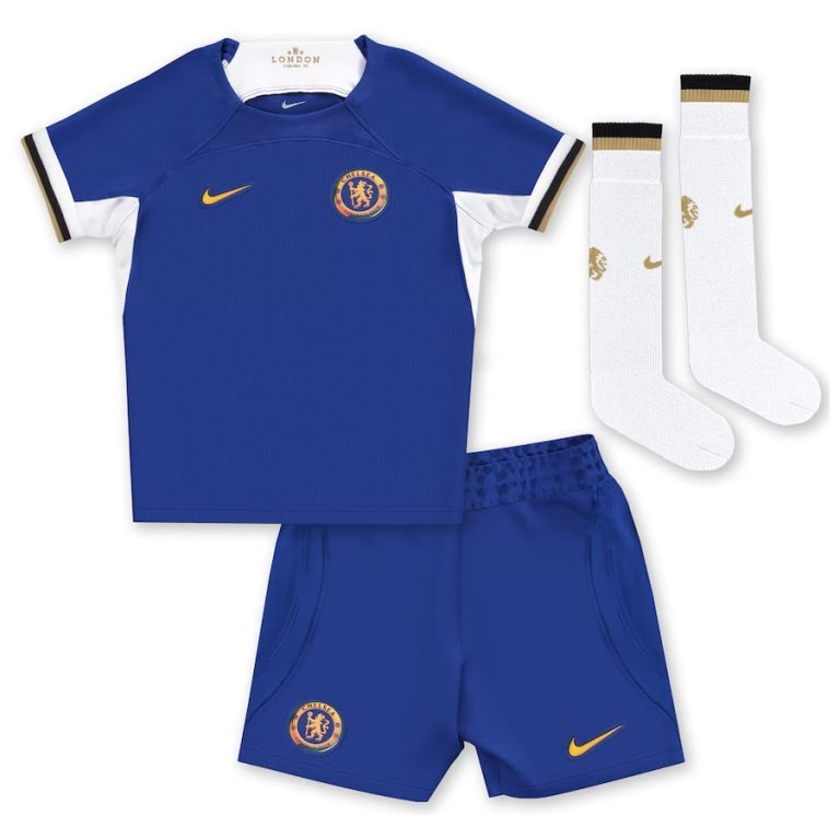 Chelsea Children's Home Kit Jersey 2023 2024 Enzo (3)