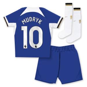 Chelsea Children's Home Kit Jersey 2023 2024 Mudryk (2)