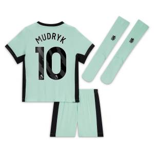 Children's Chelsea Third Kit Jersey 2023 2024 Mudryk (2)