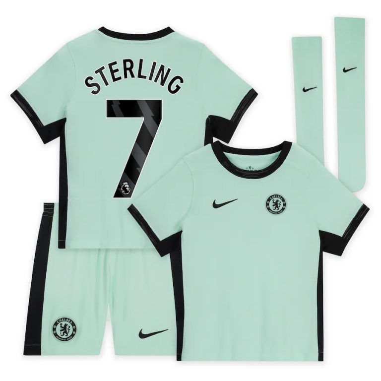 Chelsea Third Child Kit Jersey 2023 2024 Sterling (1)