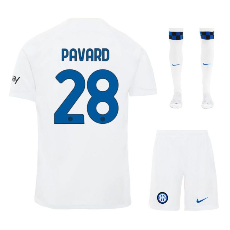 Inter Milan 2023 2024 Away Children's Kit Pavard (1)