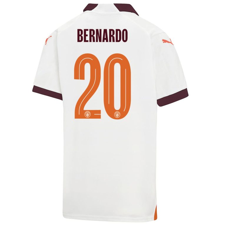 Manchester City Away Child Kit Shirt 2023 2024 Bernardo (3)