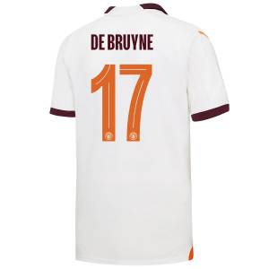 Manchester City Away Child Kit Shirt 2023 2024 De Bruyne (3)