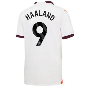 Manchester City Away Child Kit Shirt 2023 2024 Haaland (2)