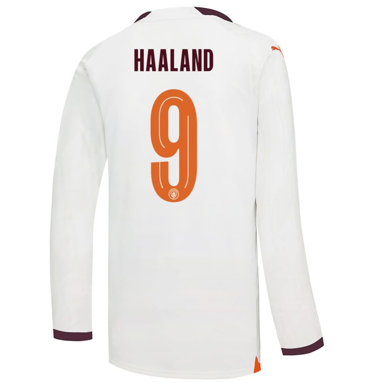 Manchester City 2023 2024 Away Long Sleeve Shirt Haaland (3)