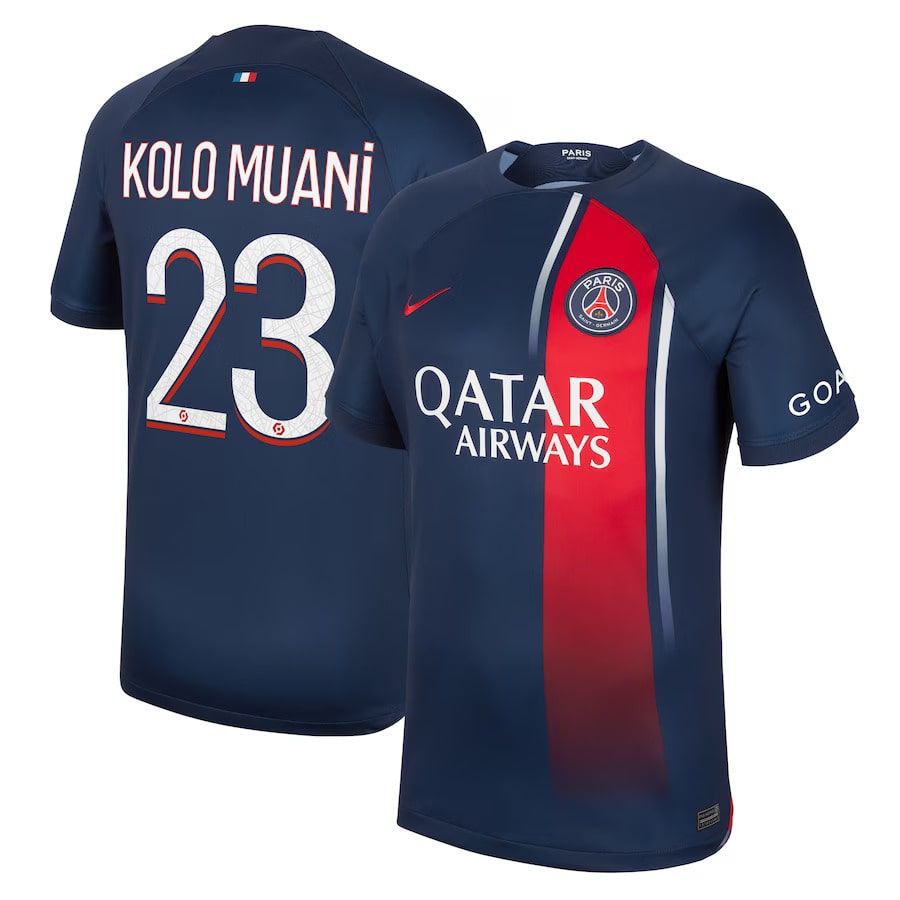 Maillot PSG 2023 2024 Domicile Kolo Muani (1)