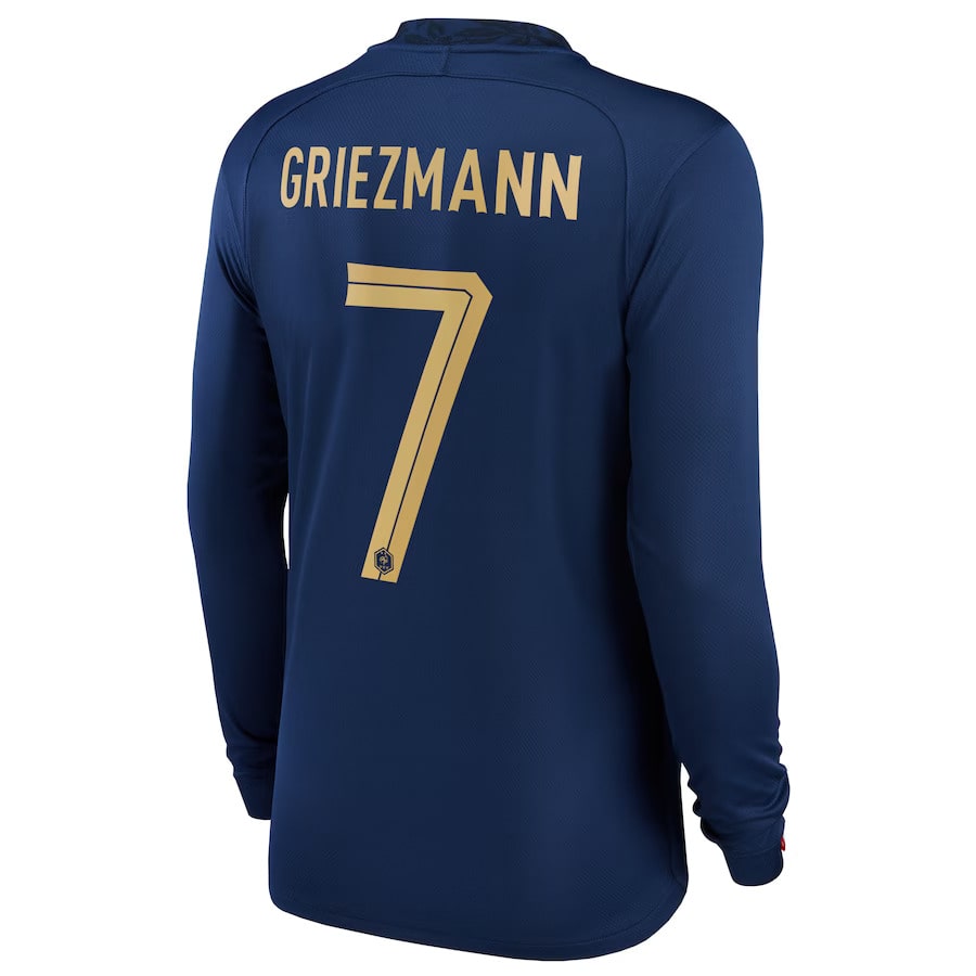 MAILLOT EQUIPE DE FRANCE DOMICILE MANCHES LONGUES GRIEZMANN (2)