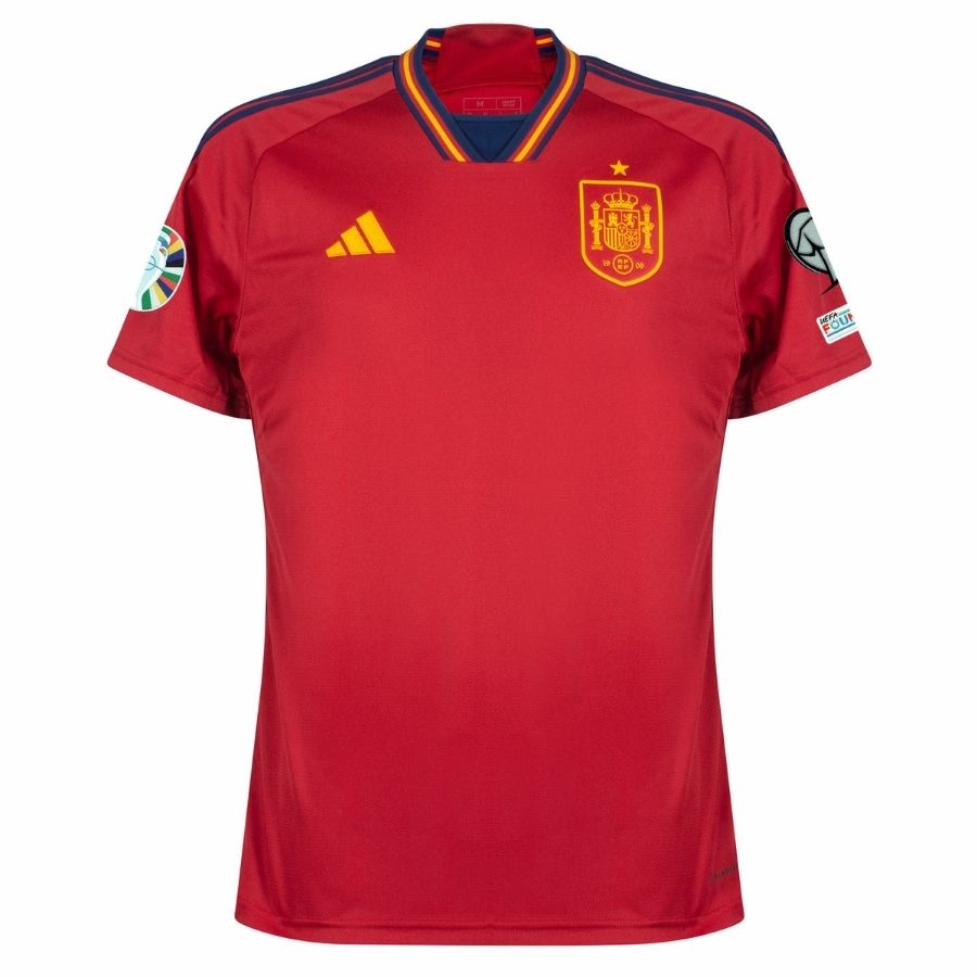 MAILLOT ESPAGNE DOMICILE QUALIFICATIONS EURO 2024 (1)