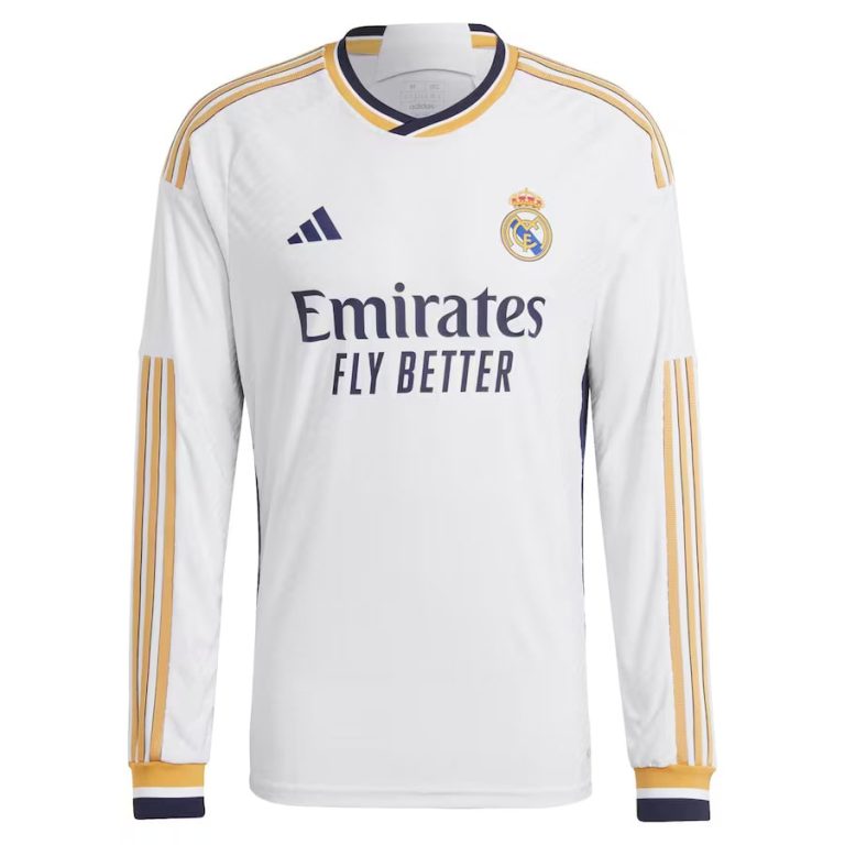 MAILLOT REAL MADRID DOMICILE 2023 2024 MANCHES LONGUES Bellingham (2)