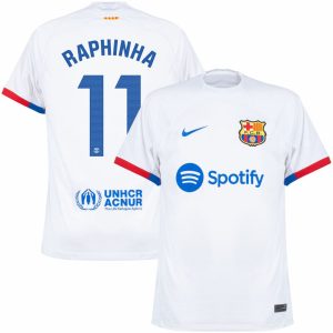 Barca 2023 2024 Away Raphinha Jersey (1)