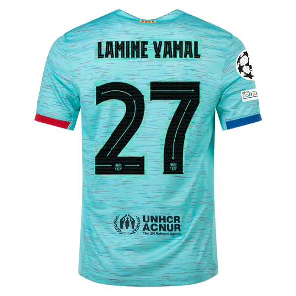 Barca 2023 2024 Third Lamine Yamal Kids Kit Jersey (2)