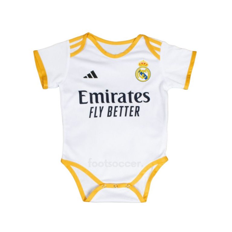 Real Madrid Home Baby Bodysuit 2023 2024 (1)