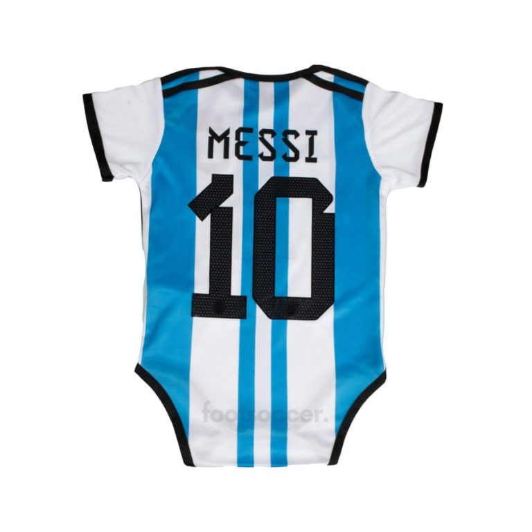 Baby Bodysuit Argentina Home Messi (2)