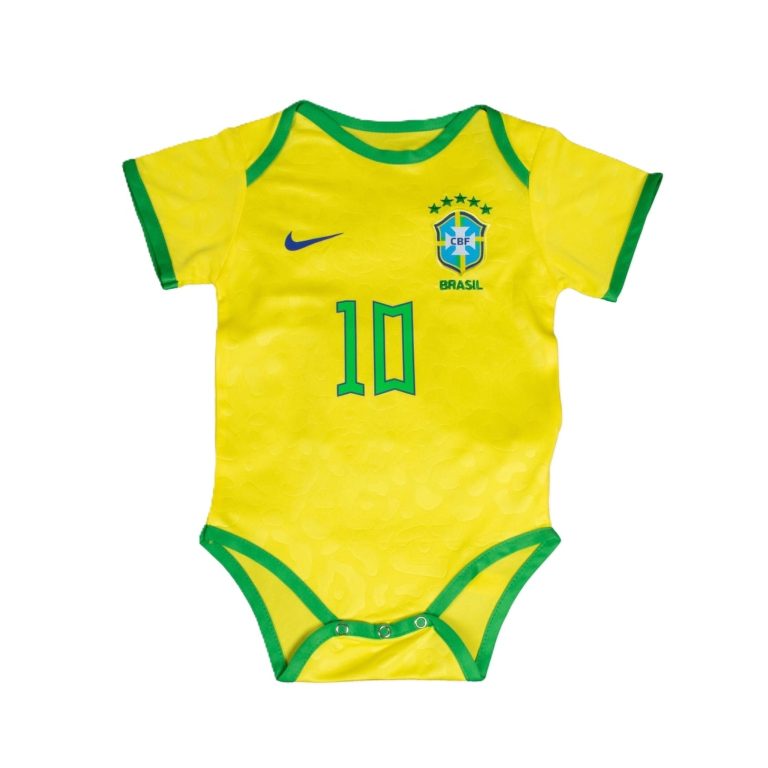 Baby bodysuit Brazil Home Neymar JR (1)