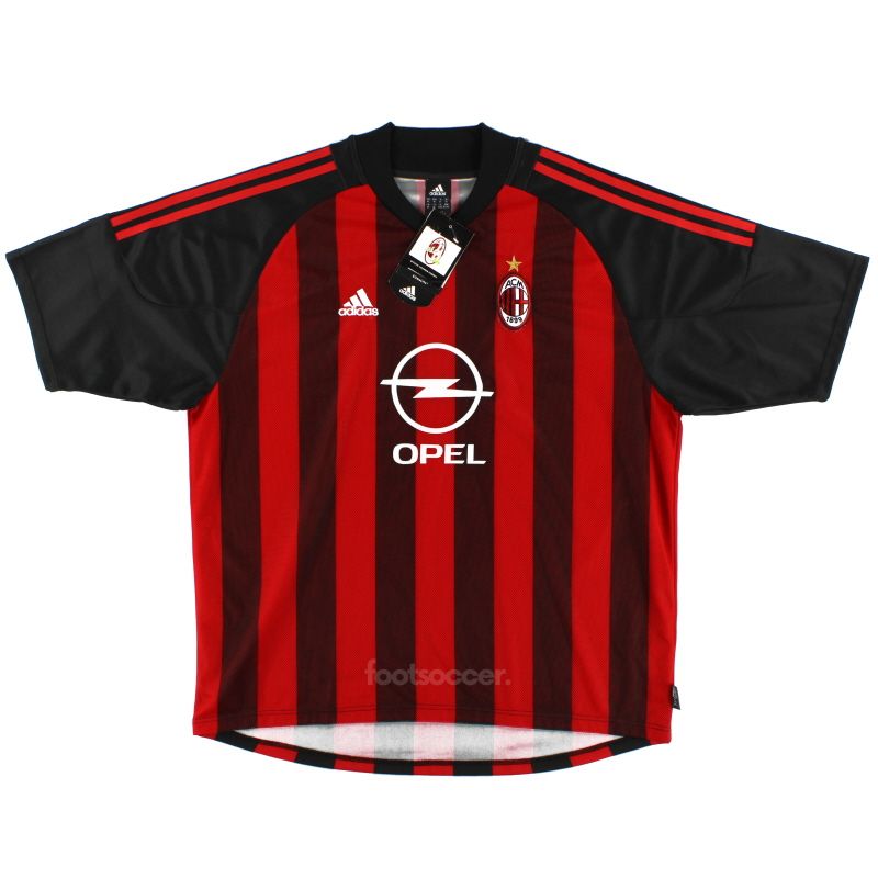 Maillot Milan AC Retro Vintage Home 2002 2003