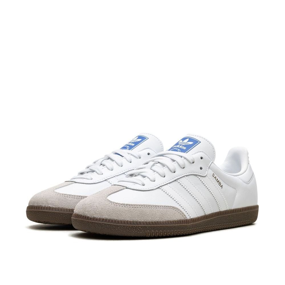 Adidas Samba Cloud White Blue Gum homme (3)