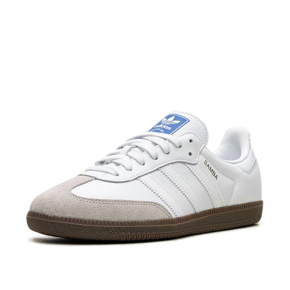 Adidas Samba Cloud White Blue Gum homme (5)