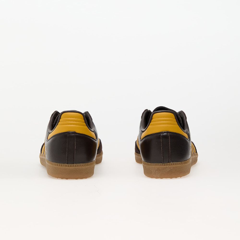 Adidas Samba OG Dark Brown Yellow (3)