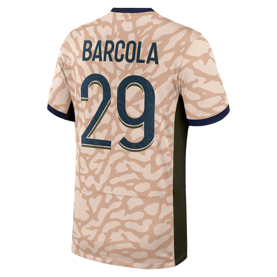 MAILLOT PSG FOURTH 2023 2024 BARCOLA (1)