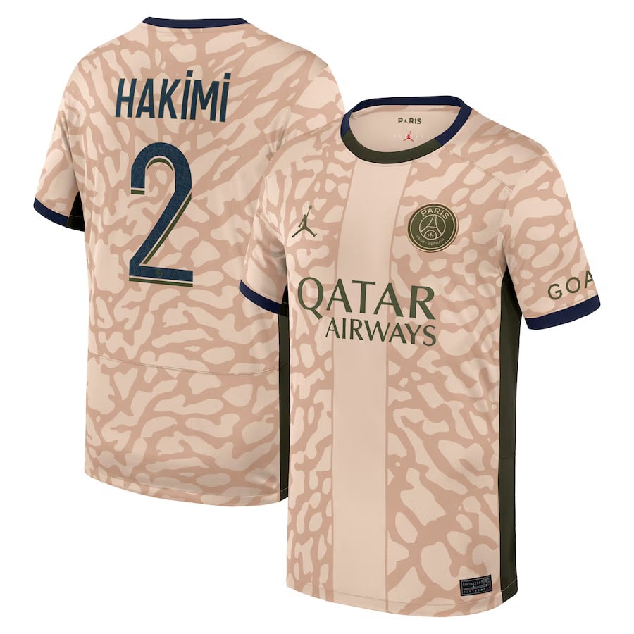 MAILLOT PSG FOURTH 2023 2024 HAKIMI (1)