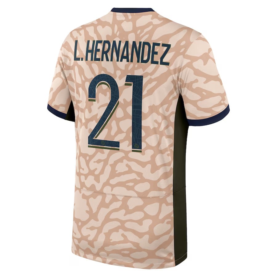 MAILLOT PSG FOURTH 2023 2024 HERNANDEZ (2)