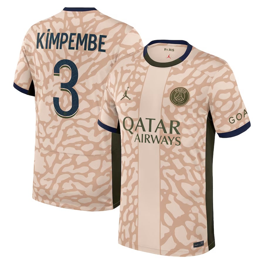 MAILLOT PSG FOURTH 2023 2024 KIMPEMBE (1)