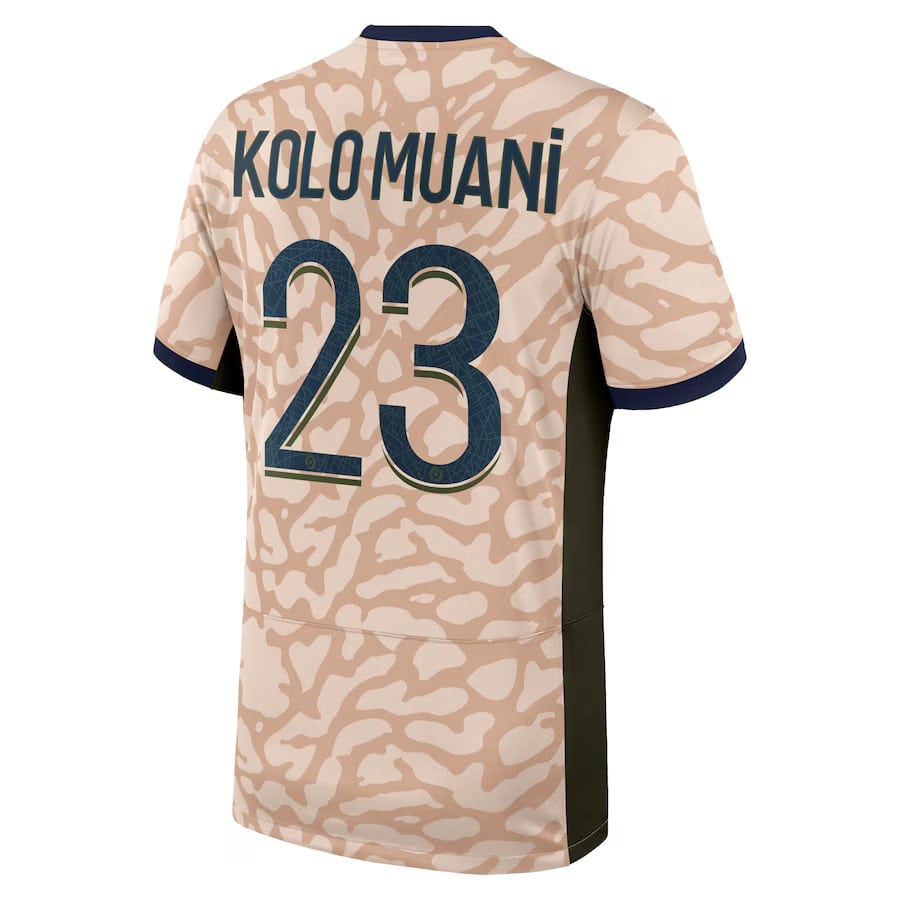 MAILLOT PSG FOURTH 2023 2024 KOLO MUANI (1)
