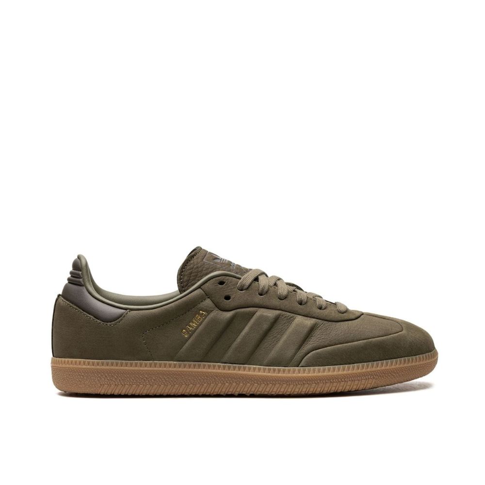 Adidas Samba Khaki Gum homme (1)