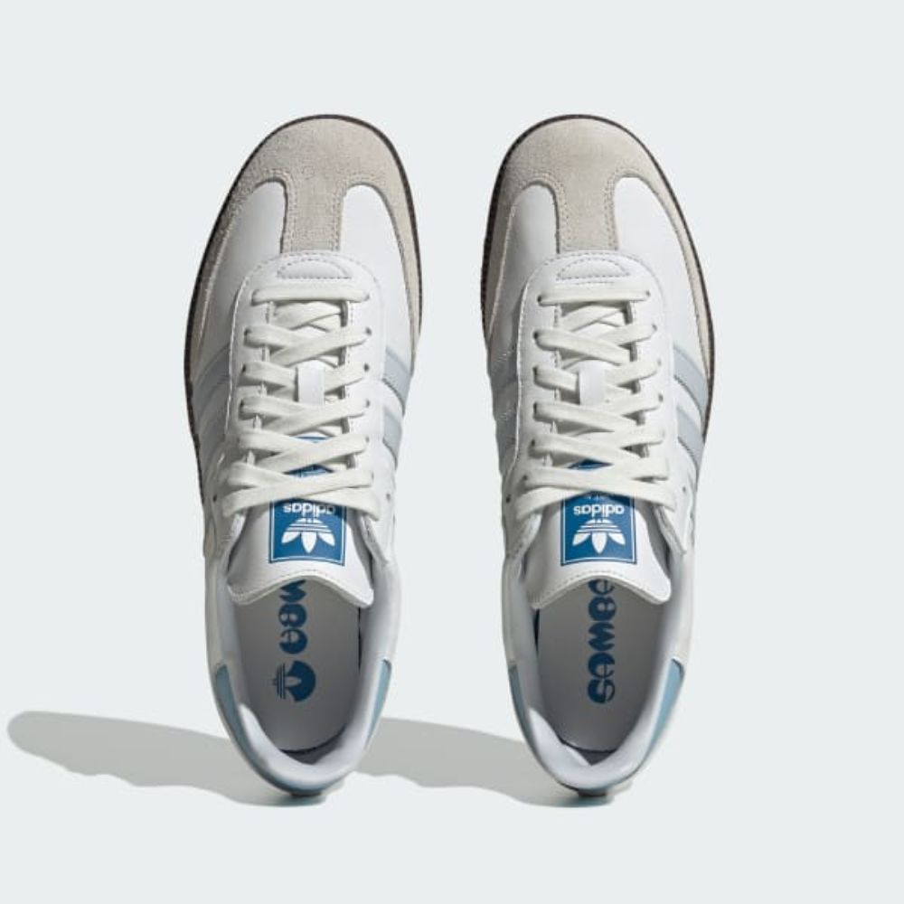 Adidas Samba OG Core White Almost Blue homme (2)