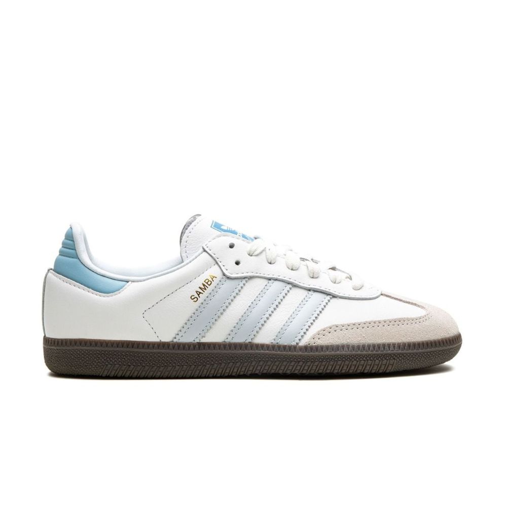 Adidas Samba OG Core White Halo Blue homme (1)