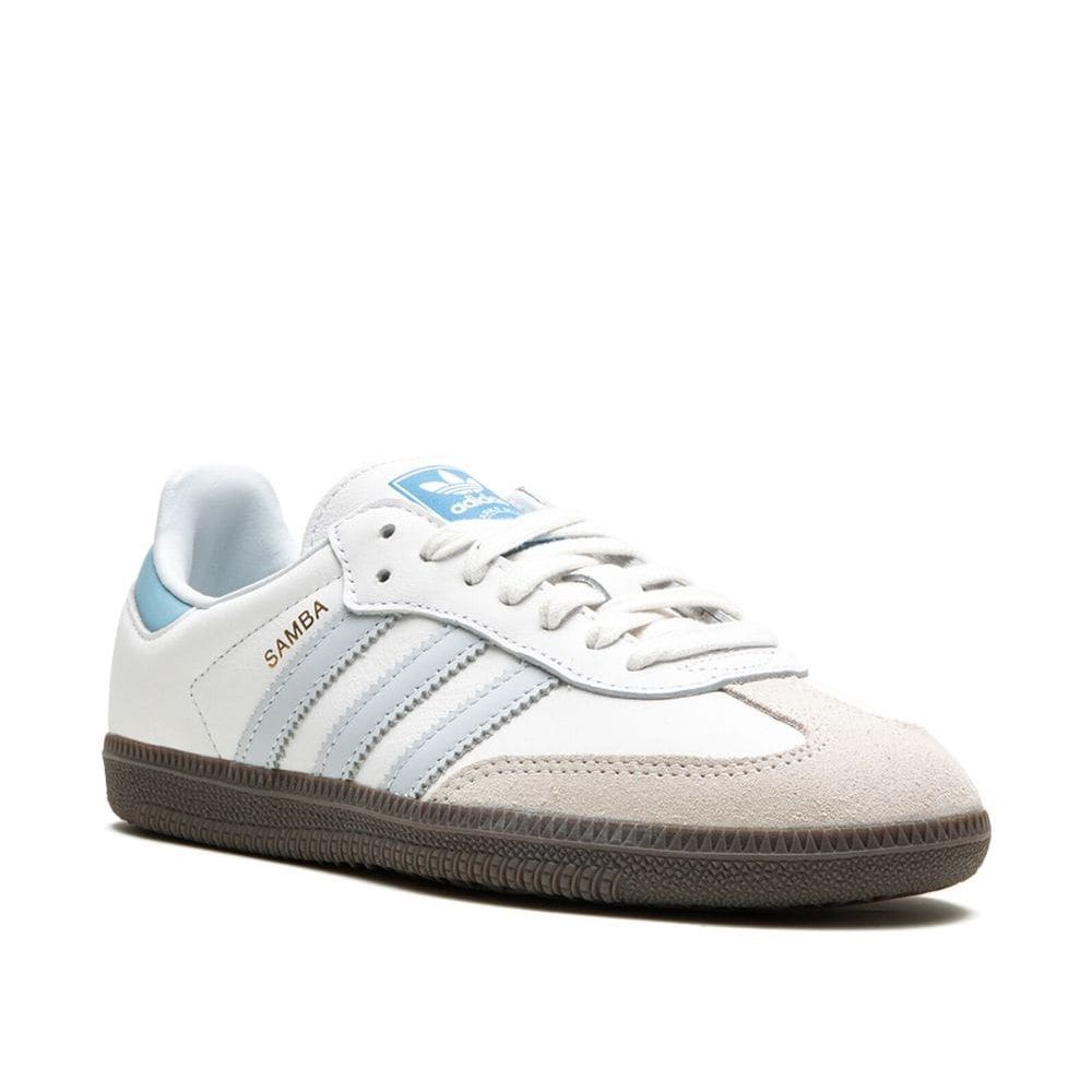 Adidas Samba OG Core White Halo Blue homme (5)