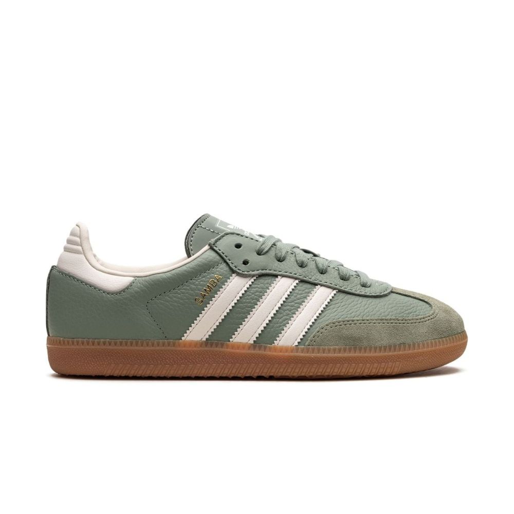 Adidas Samba OG Silver Green homme (1)