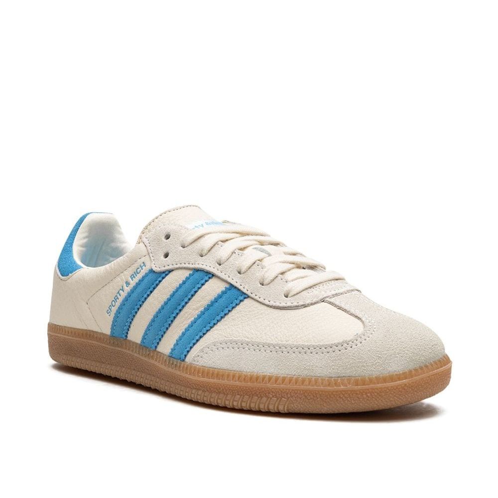 Adidas Samba OG Sporty & Rich Beige Blue homme (2)