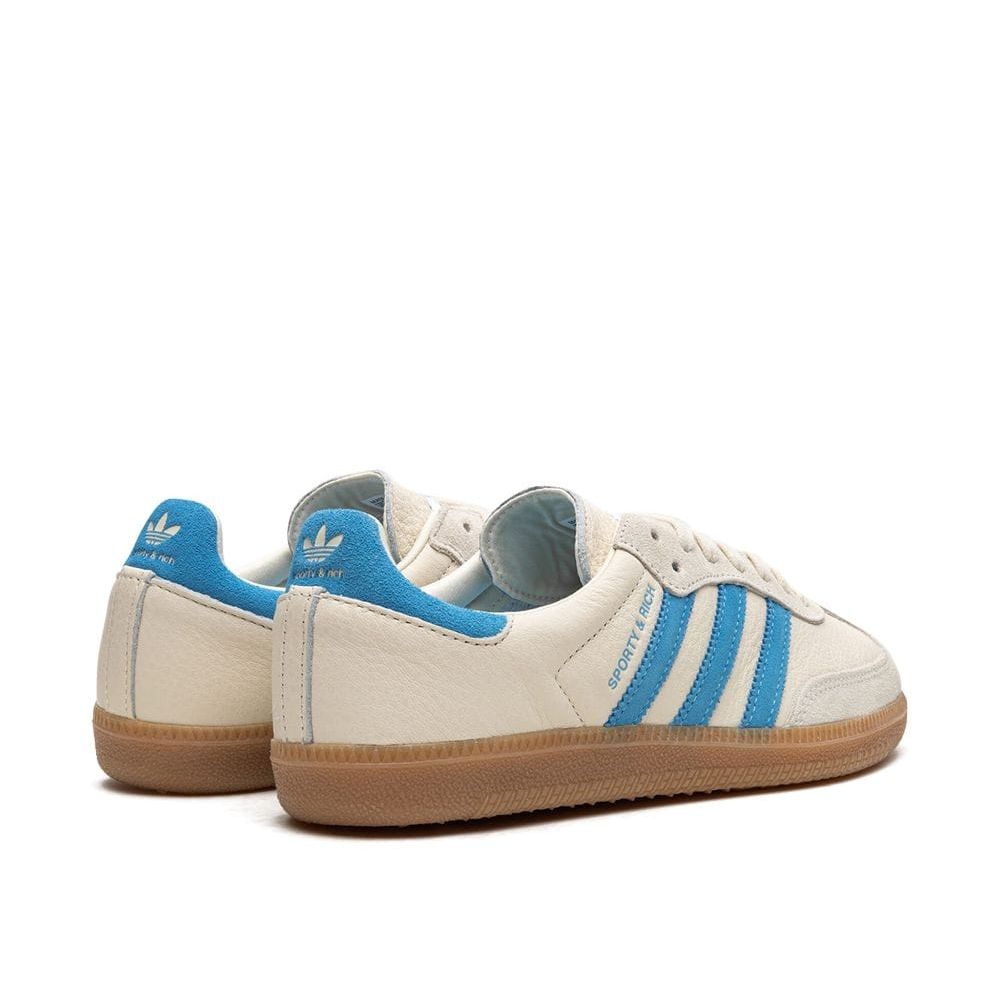 Adidas Samba OG Sporty & Rich Beige Blue homme (5)