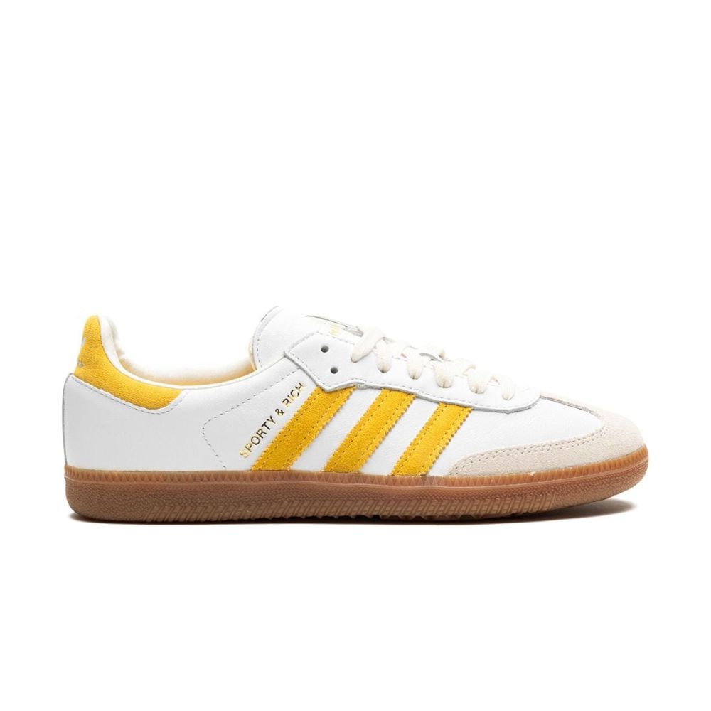 Adidas Samba OG Sporty & Rich White Bold Gold homme (1)