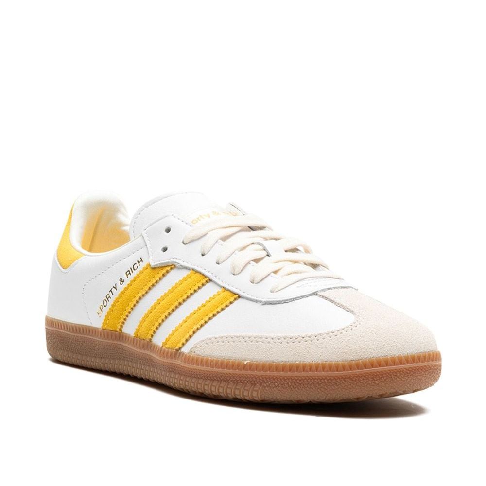 Adidas Samba OG Sporty & Rich White Bold Gold homme (2)