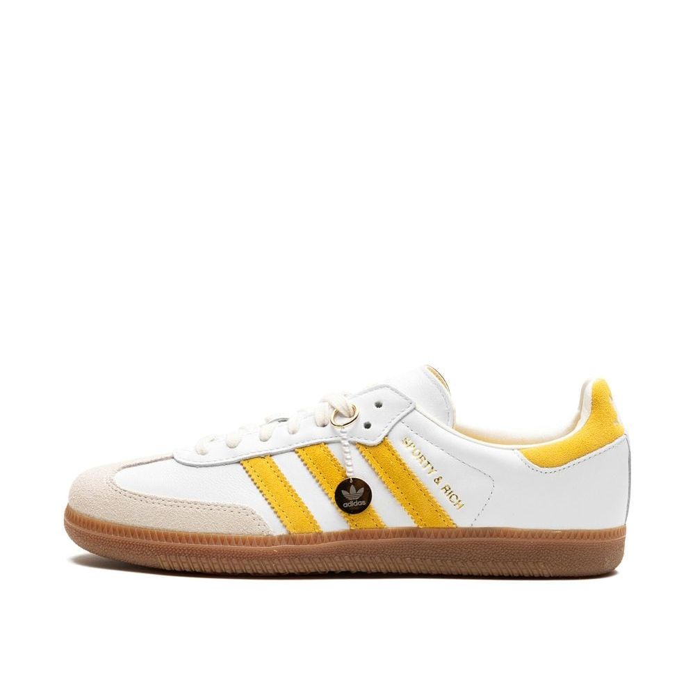 Adidas Samba OG Sporty & Rich White Bold Gold homme (4)