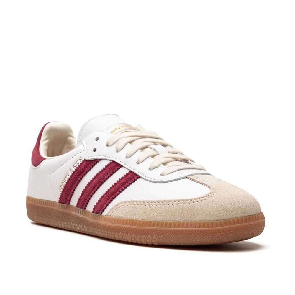 Adidas Samba OG Sporty & Rich White Core Burgundy homme (2)