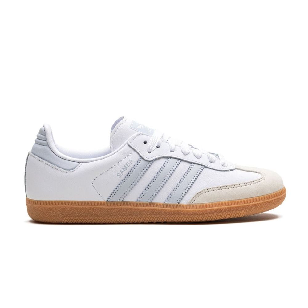 Adidas Samba OG White Halo Blue Gum homme (1)