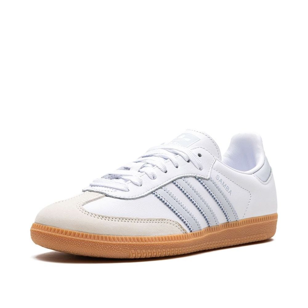 Adidas Samba OG White Halo Blue Gum homme (2)
