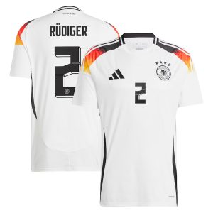 Germany Home Jersey 2024 2025 Rudiger (1)